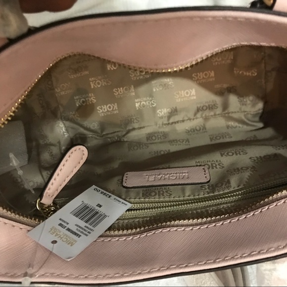 SOLD Michael Kors Sandrine Stud Crossbody Pink - Picture 3 of 8